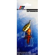 Блешня для риби, обертова, EOS S150041, вага 9г, колір GS101001-or